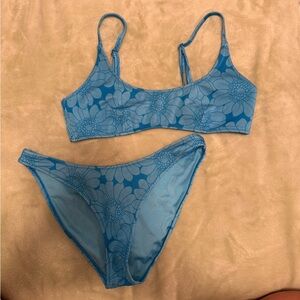 TRIANGL Blue Floral Bikini